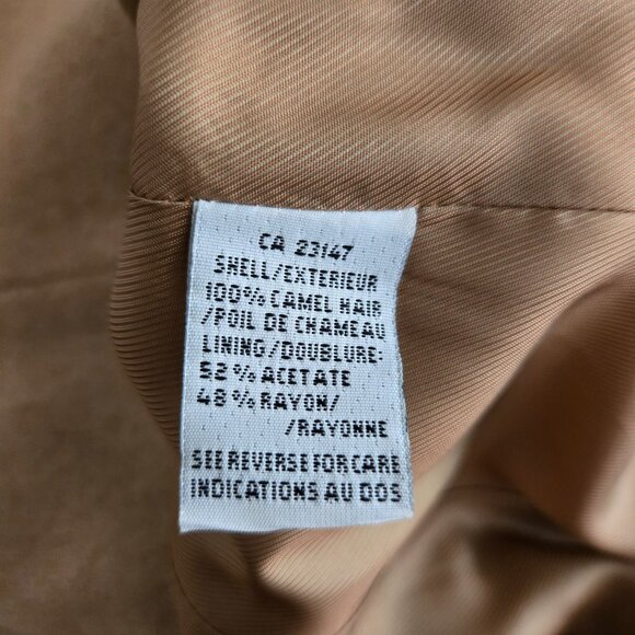 NWT Talbots 100% Camel Hair suit with skirt, size 4P - Picture 14 of 15